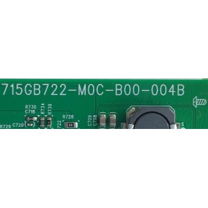 MAIN PARA SMART TV VIZIO 4K HDR RESOLUCION (3840 x 2160) / NUMERO DE PARTE XLCB02K030 / 715GB722-M0C-B00-004B / XLCB02K030010X / KSA500001 / 5357083 / PANEL TPT500WR-U3T03.DJ REV:S01U / DISPLAY CV500U3-T03 REV:01 / MODELO M50Q7-J01 LTYHG7KX